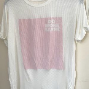 House of Tens Do More Barre ribbed tee